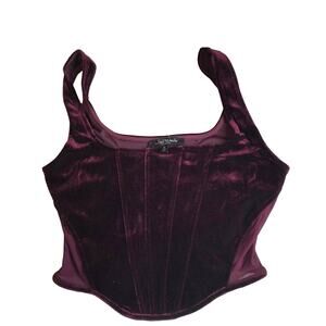 Mixed Threads Suede‎ Crop Top